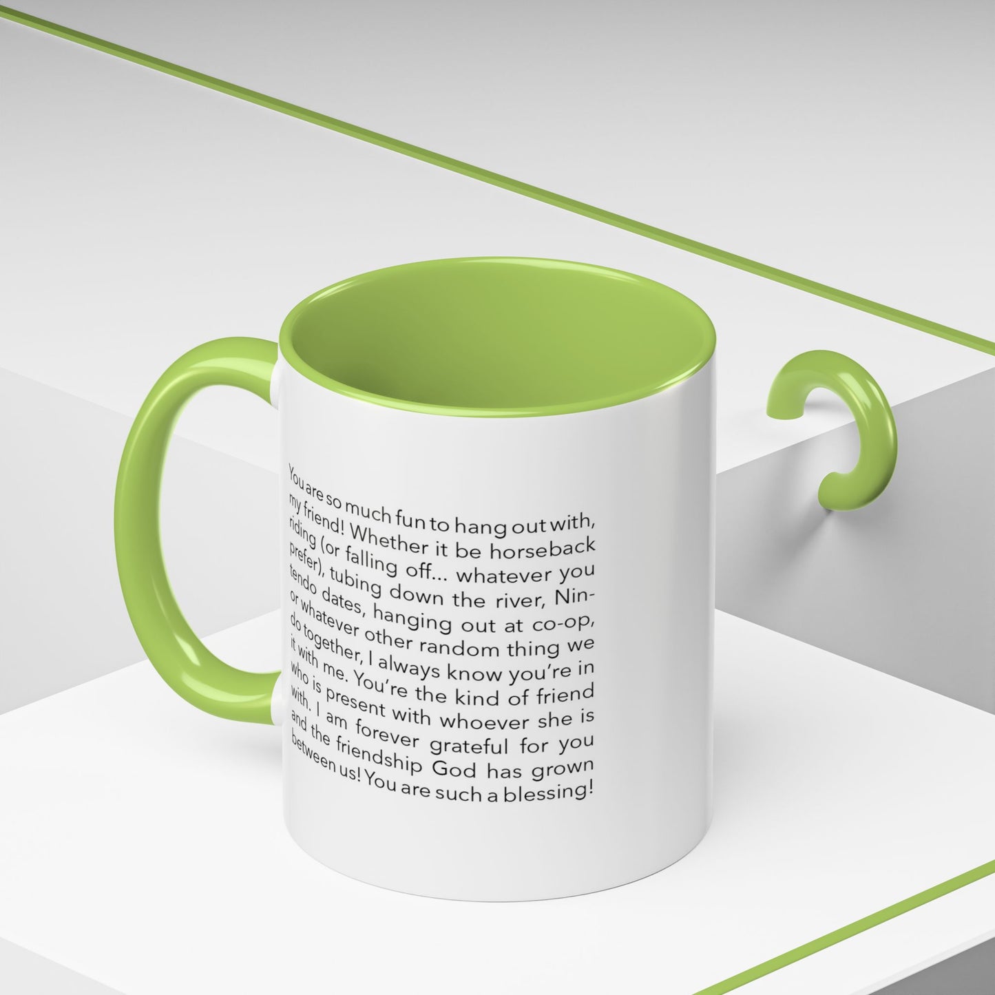 the IMPACT book® mug | A Personalized Photo & Message Mug, the Perfect Custom Gift of Encouragement
