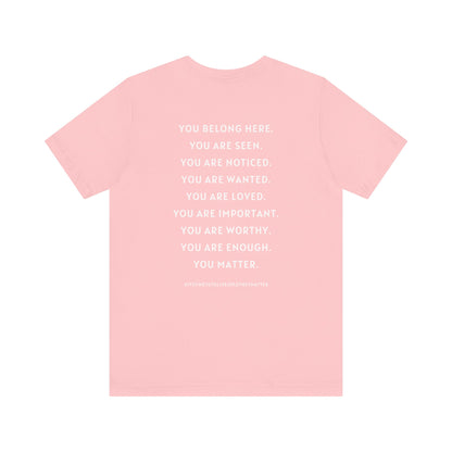 Tell People They Matter T-Shirt | Inspirational Graphic Tee for Kindness, Compassion & Everyday Connection