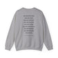 Tell People They Matter Crewneck | Inspirational Sweatshirt for Self-Care, Mental Health, and Everyday Encouragement