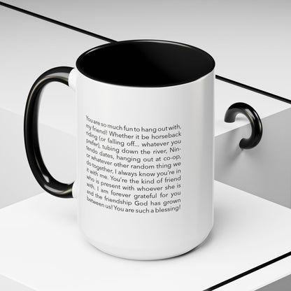 the IMPACT book® mug | A Personalized Photo & Message Mug, the Perfect Custom Gift of Encouragement