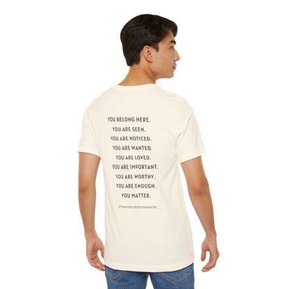Tell People They Matter T-Shirt | Inspirational Graphic Tee for Kindness, Compassion & Everyday Connection