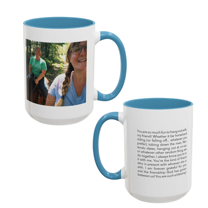 the IMPACT book® mug | A Personalized Photo & Message Mug, the Perfect Custom Gift of Encouragement