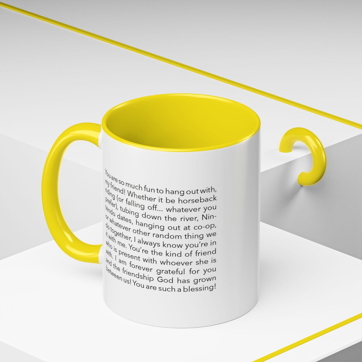 the IMPACT book® mug | A Personalized Photo & Message Mug, the Perfect Custom Gift of Encouragement