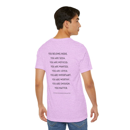 Tell People They Matter T-Shirt | Inspirational Graphic Tee for Kindness, Compassion & Everyday Connection