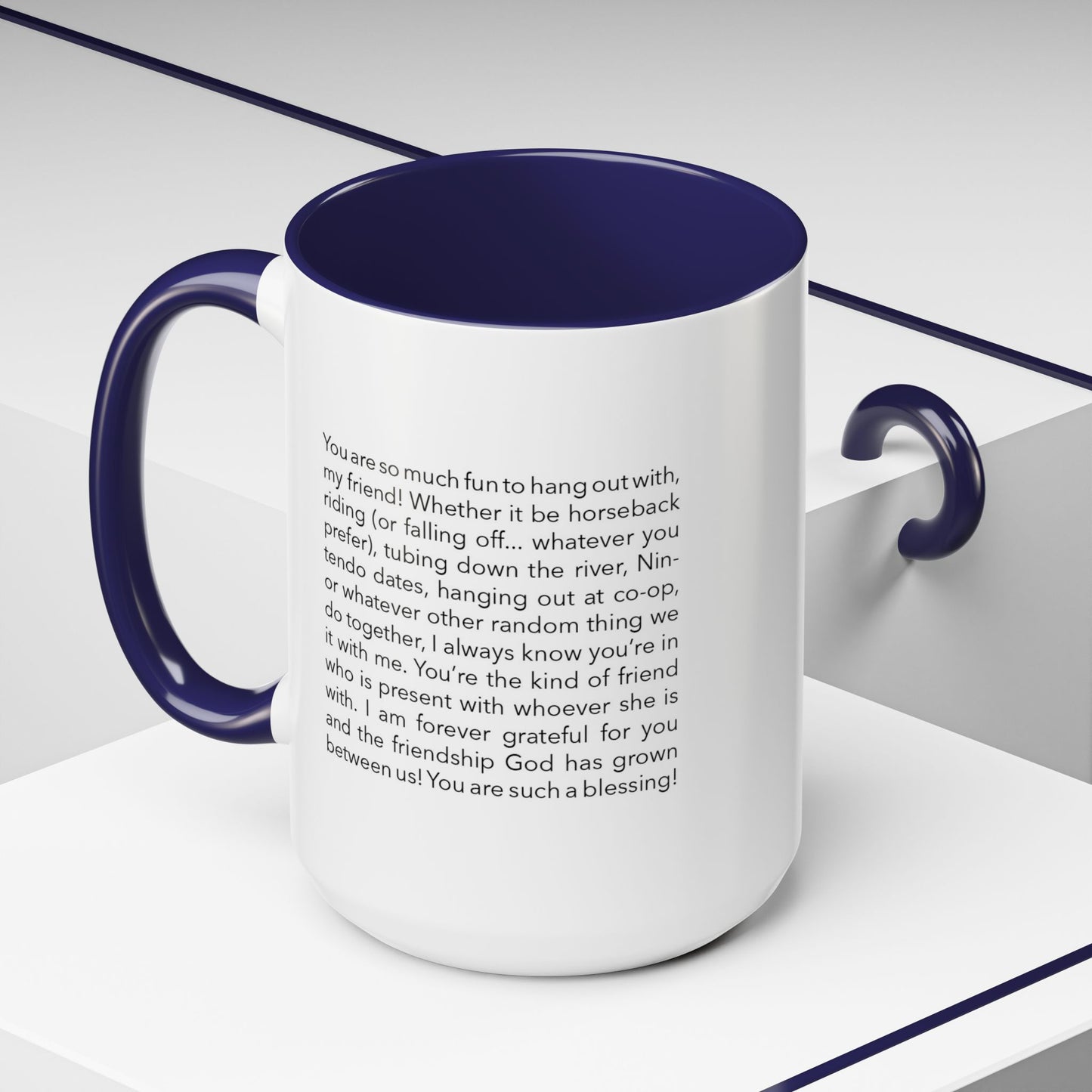 the IMPACT book® mug | A Personalized Photo & Message Mug, the Perfect Custom Gift of Encouragement