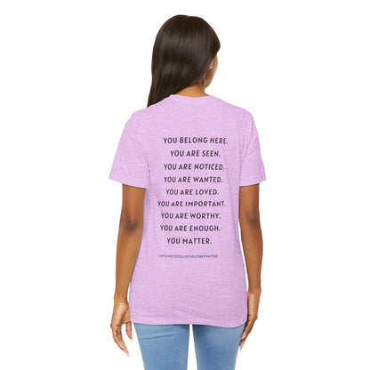 Tell People They Matter T-Shirt | Inspirational Graphic Tee for Kindness, Compassion & Everyday Connection