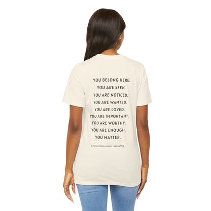 Tell People They Matter T-Shirt | Inspirational Graphic Tee for Kindness, Compassion & Everyday Connection