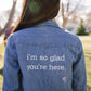 i'm so glad you're here. (youth M)