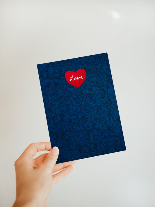'Love' Greeting Card