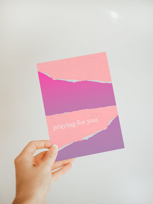 'praying for you' Greeting Card