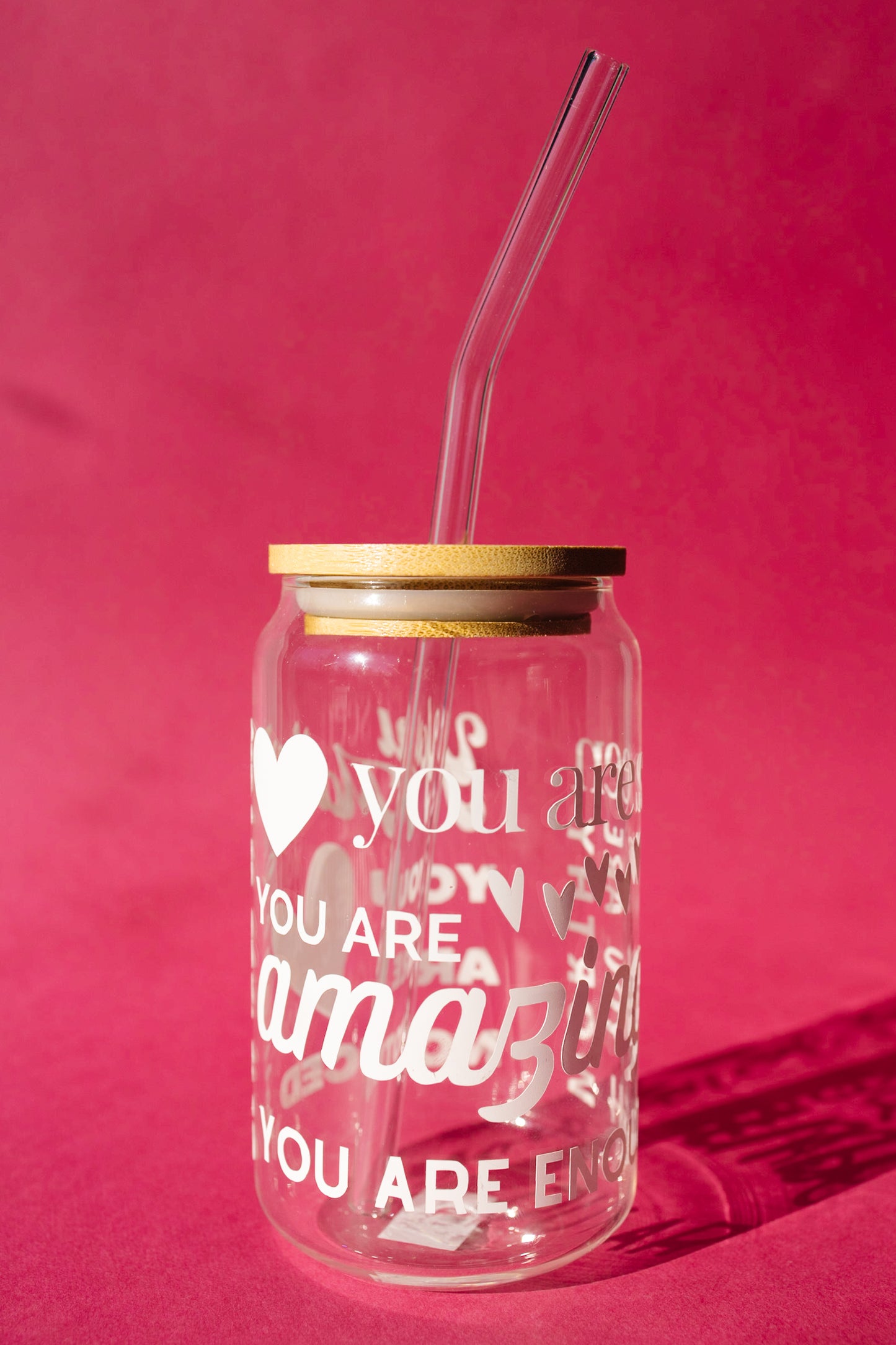 'You Matter' Glass Can Cup