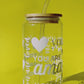 'You Matter' Glass Can Cup