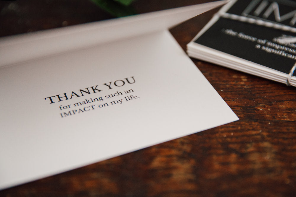 IMPACT greeting card with envelope