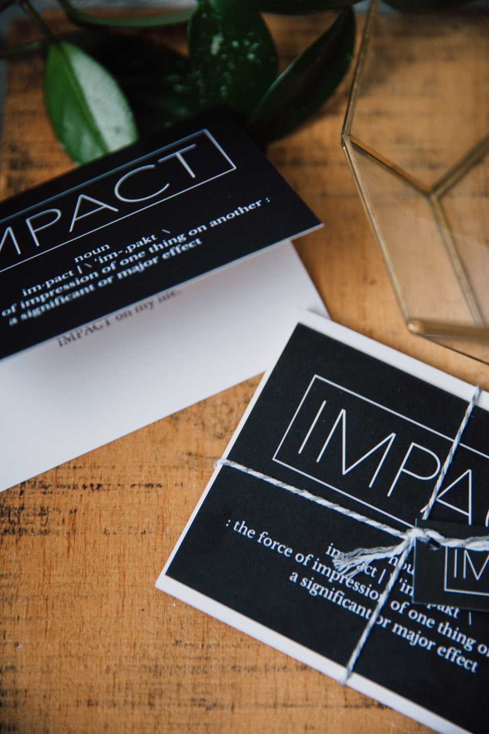 IMPACT greeting card with envelope