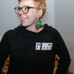Black 'you are loved' Hoodie