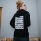 Black 'you are loved' Hoodie