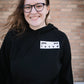 Black 'you are loved' Hoodie