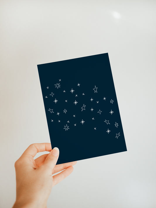 Starry Night Greeting Card
