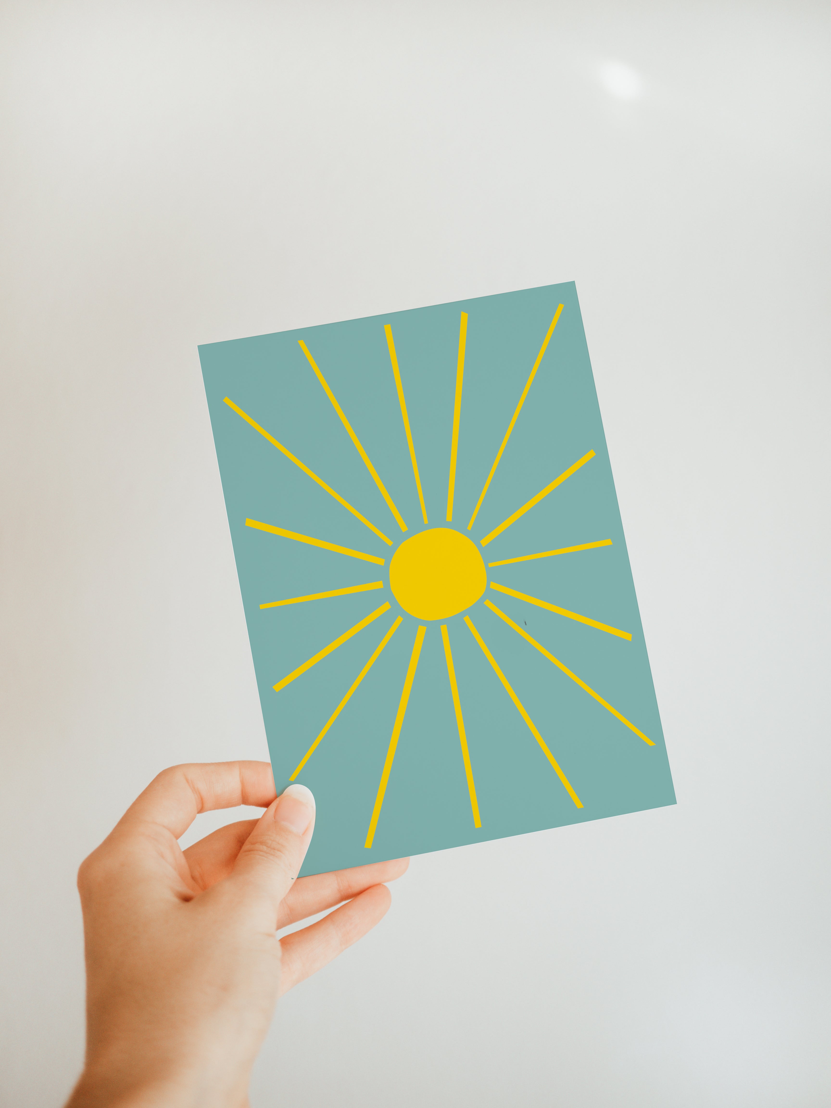 Sun Greeting Card – IMPACT: tell people they matter